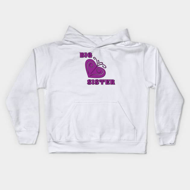 Big Sister Kids Hoodie by LahayCreative2017